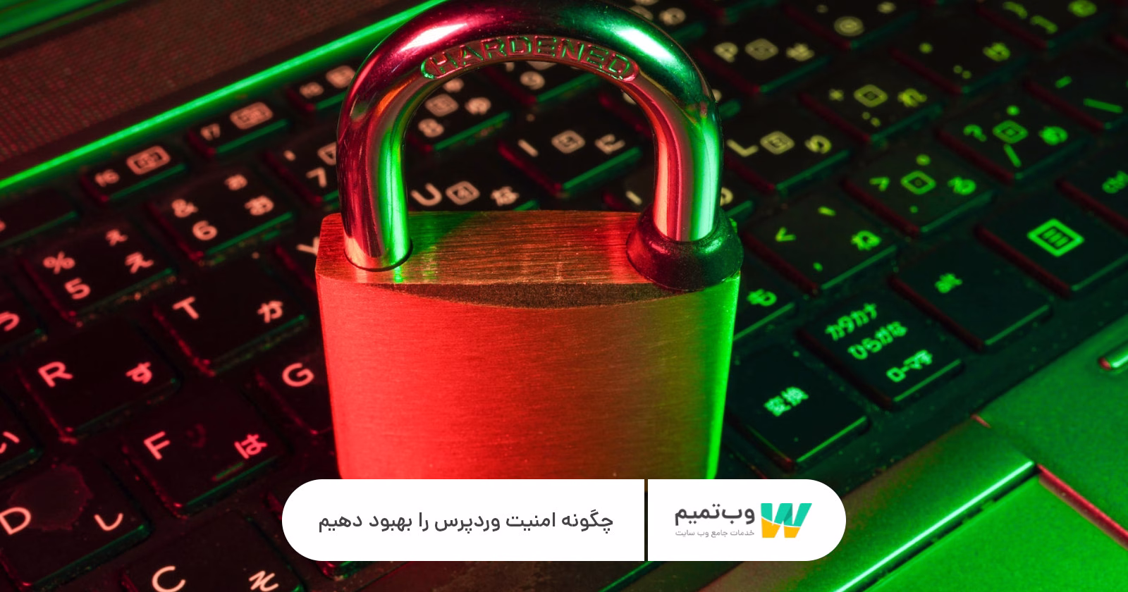 چگونه امنیت وردپرس را بهبود دهیم   وب تمیم