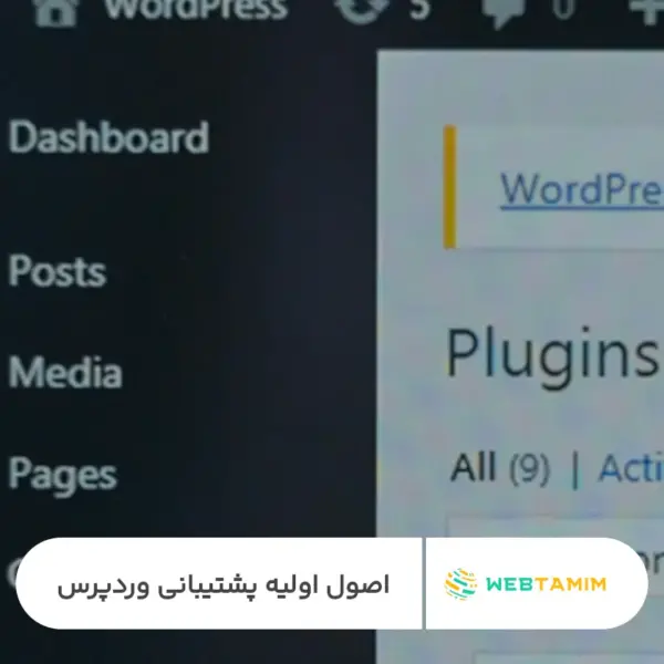 اصول اولیه پشتیبانی وردپرس - وب تمیم