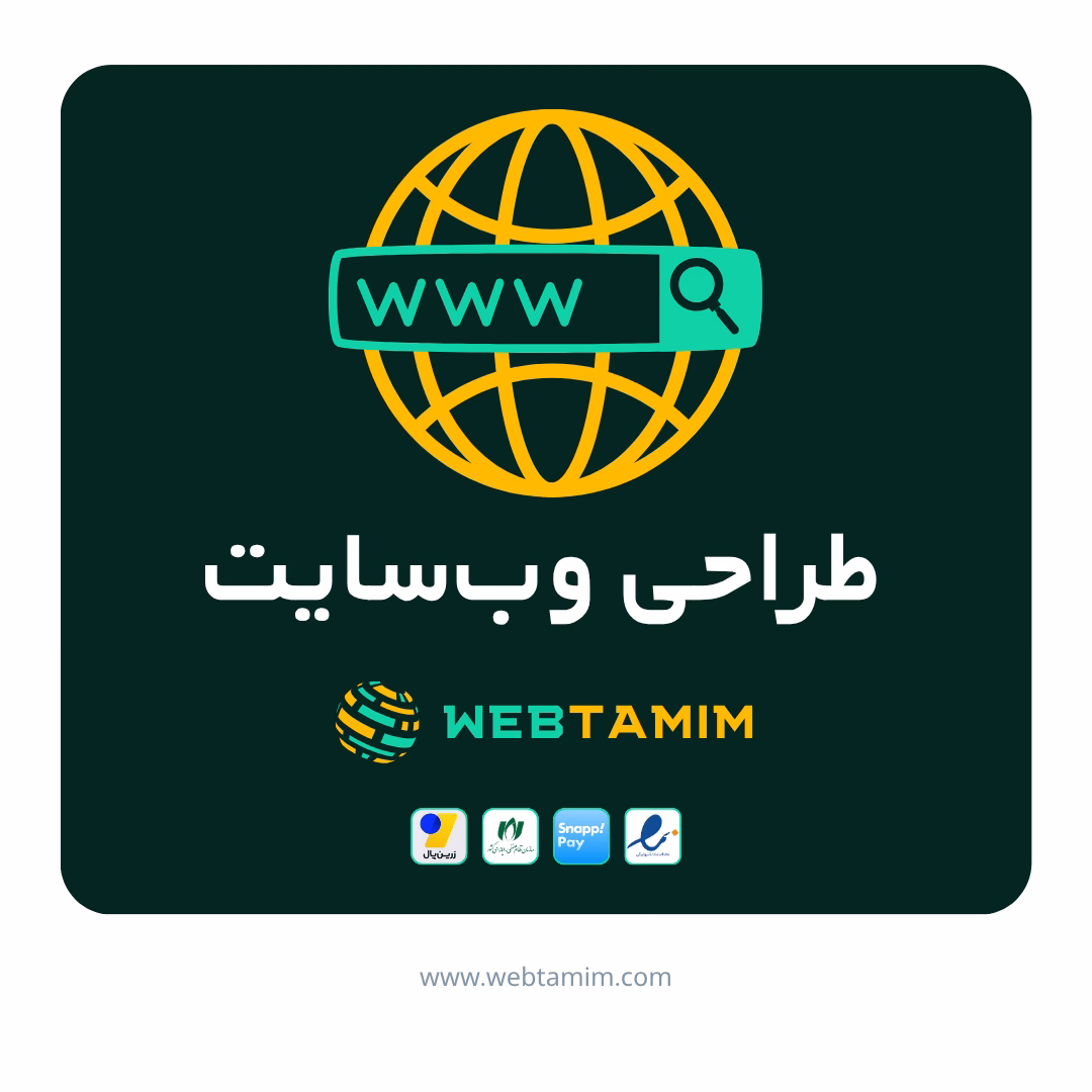 طراحی وب سایت وب تمیم